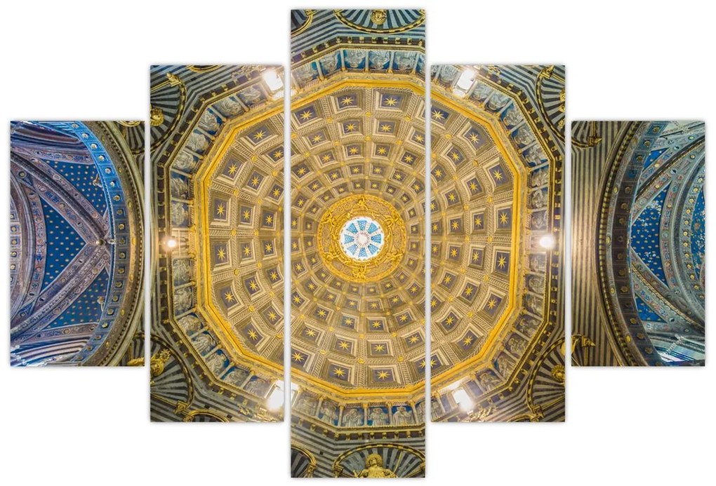 Tablou cu tavanul bisericii Siena (150x105 cm)