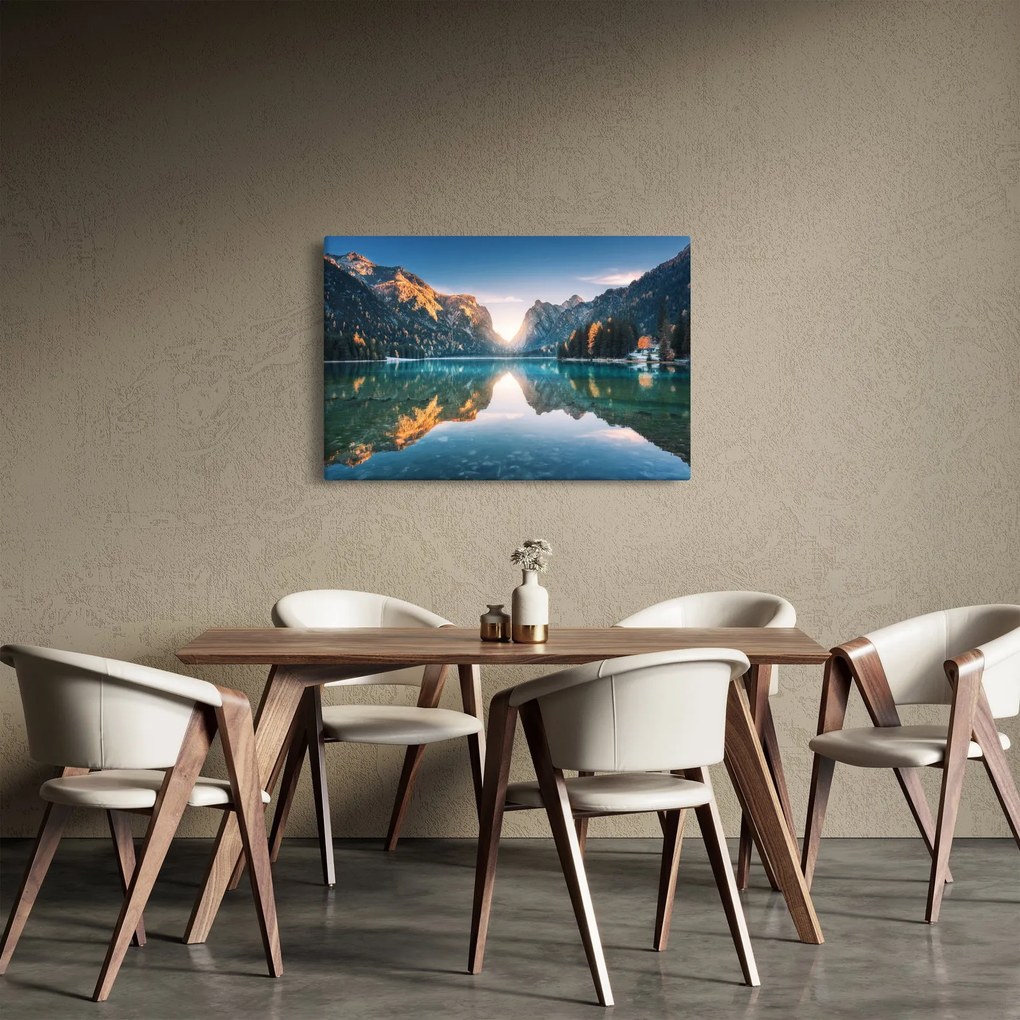 Tablou - Lacul montan (90x60 cm)