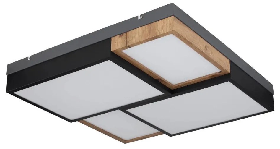 Globo 67286-50 - Plafonieră LED GUNDI LED/50W/230V maro/negru