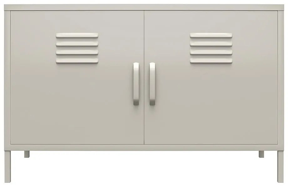 Dulap crem din metal 100x64 cm Bradford – Støraa