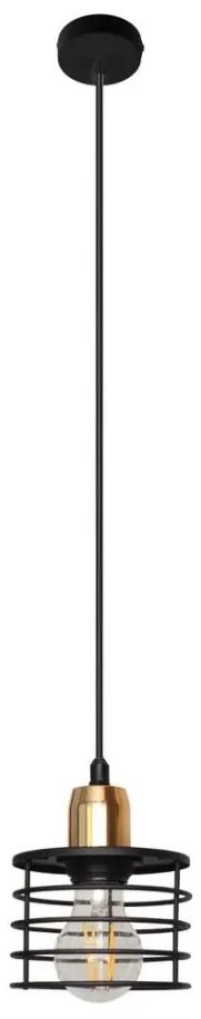 Lustră pe cablu EDISON 1xE27/60W/230V