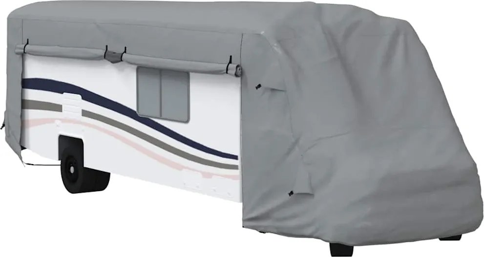 vidaXL Husa de rulota gri 970x235x275 cm Tesatura netesuta