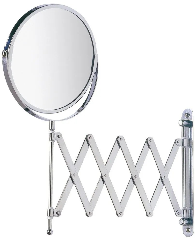Oglindă cosmetică de perete cu braț telescopic, mărire x3, WENKO