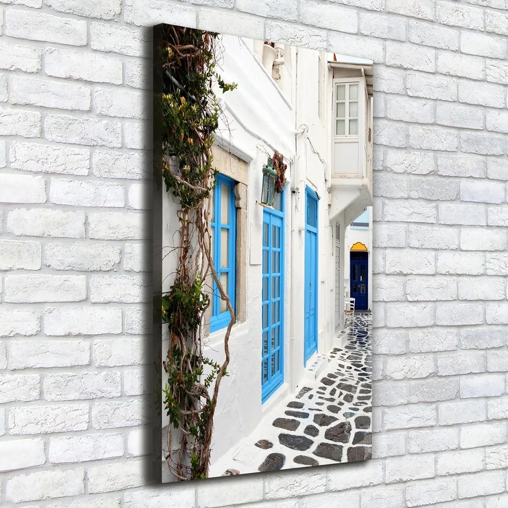 Tablou canvas Străzile grecești