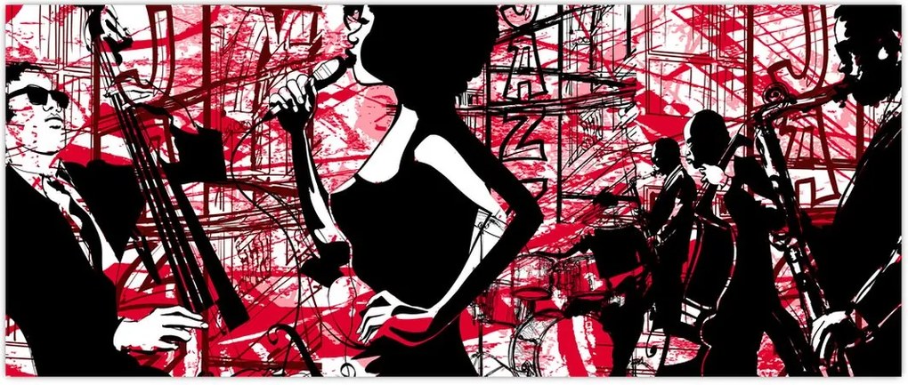 Tablou - Jazz (120x50 cm)
