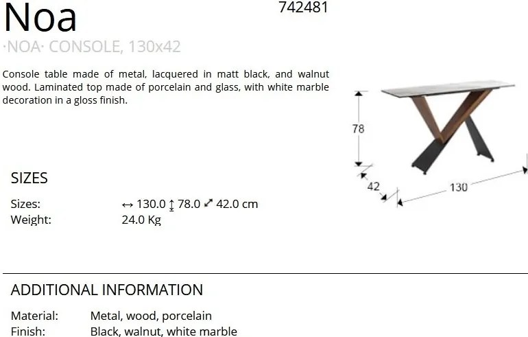Consola design modern Noa