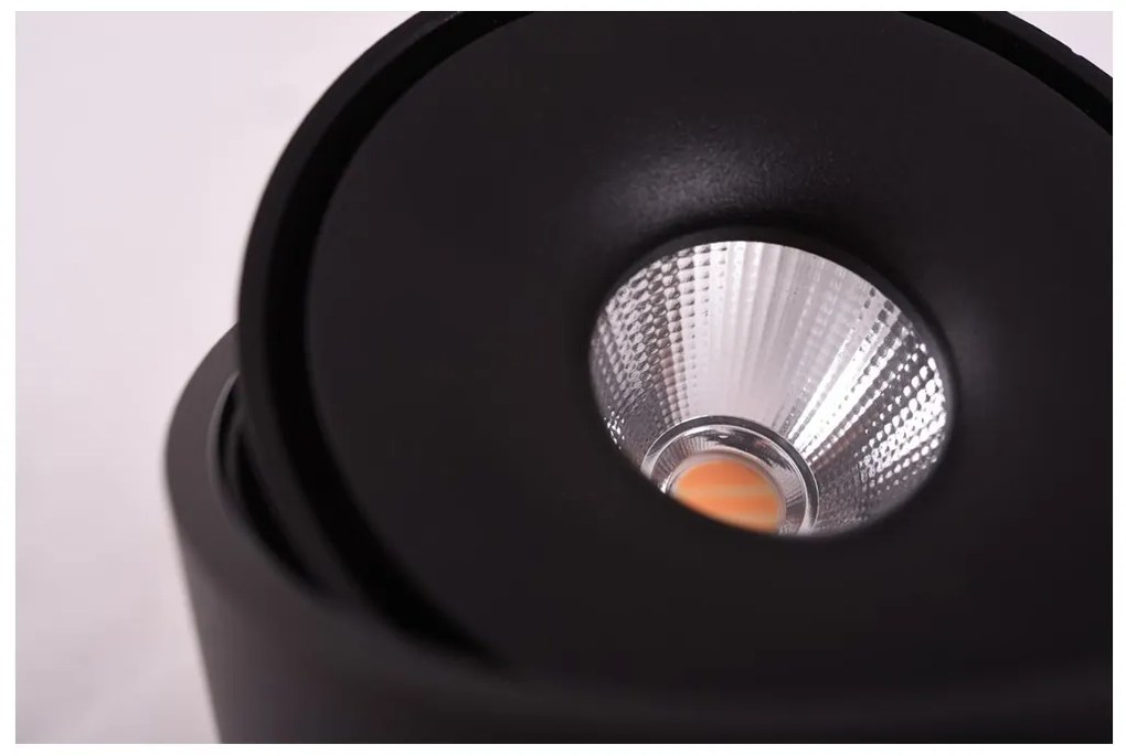 Spot LED aplicat directionabil de tavan/plafon BOSTON TUBE negru ZZ AZ3468
