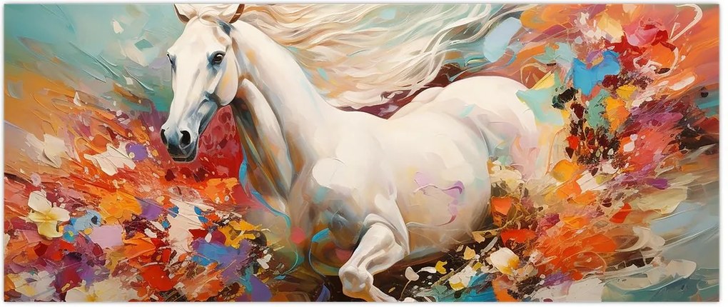 Tablou - Pictura unui cal (120x50 cm)