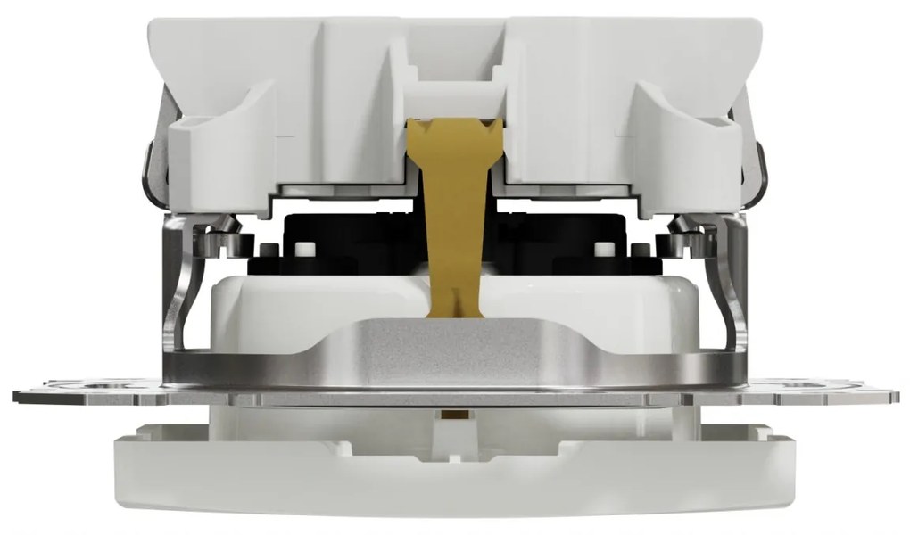 Priza simpla cu impamantare, 16A, IP20, Alb Schneider Sedna Design