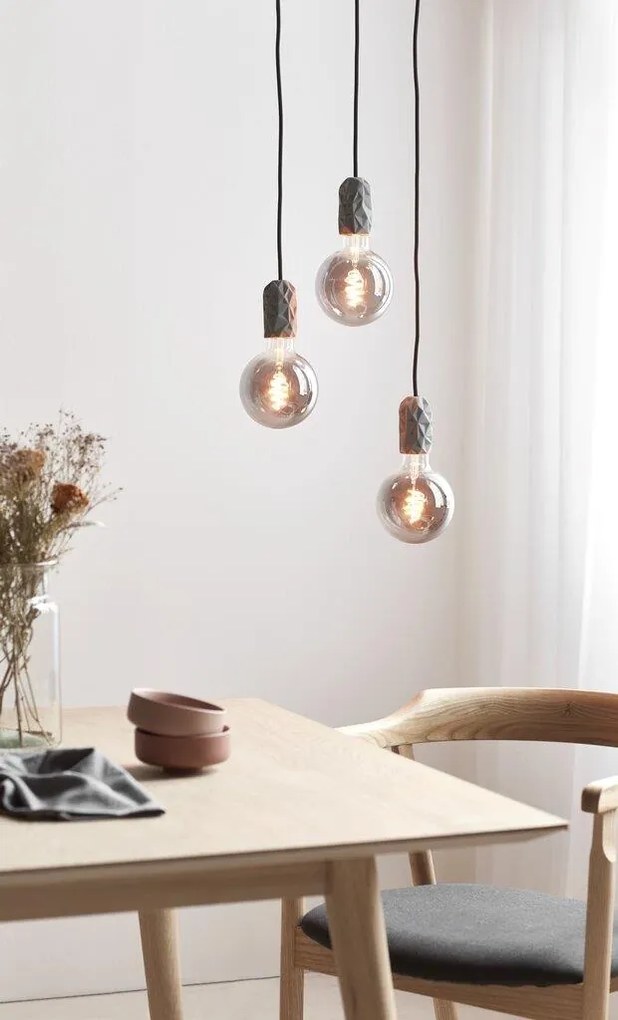 Pendul decorativ din portelan Hang gri 2010013010 NL