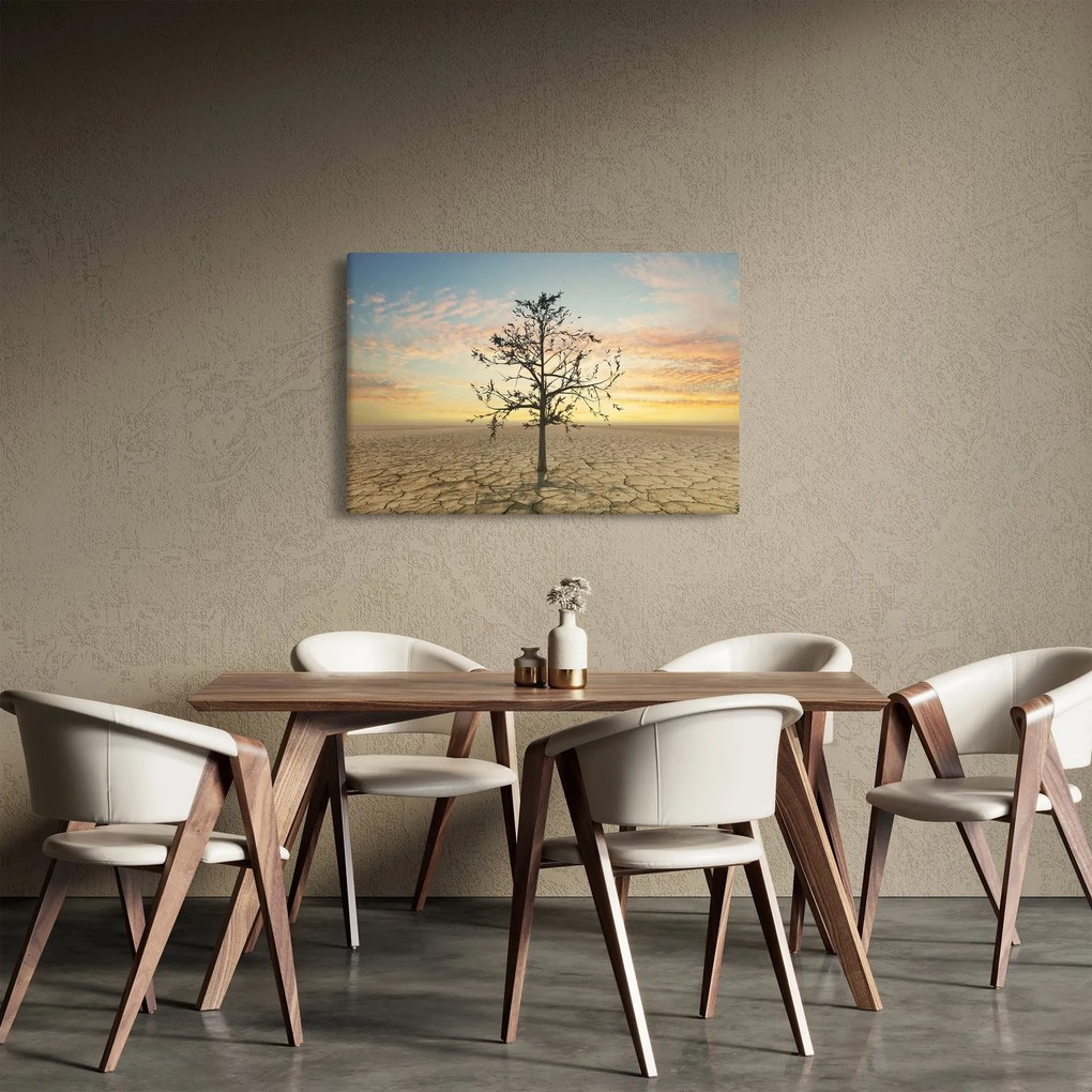 Tablou - Copac în deșert (90x60 cm)
