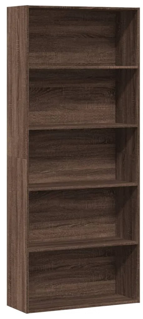 vidaXL Bibliotecă, stejar maro, 80x30x189 cm, lemn prelucrat