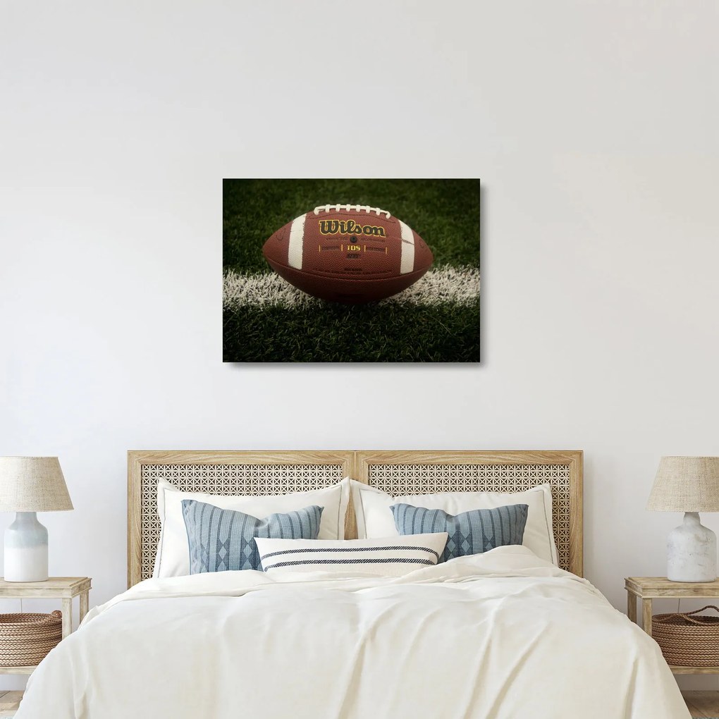 Tablou pe sticlă - Fotbal (70x50 cm)