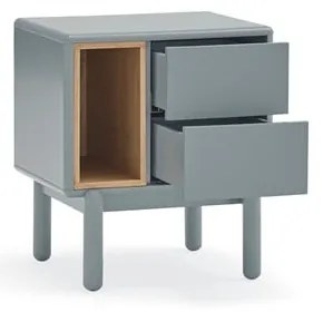 Noptieră albastră/gri Corvo – Teulat
