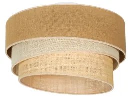 Plafonieră Duolla YUTE TRIO 1xE27/15W/230V d. 45 cm maro/gri/bej