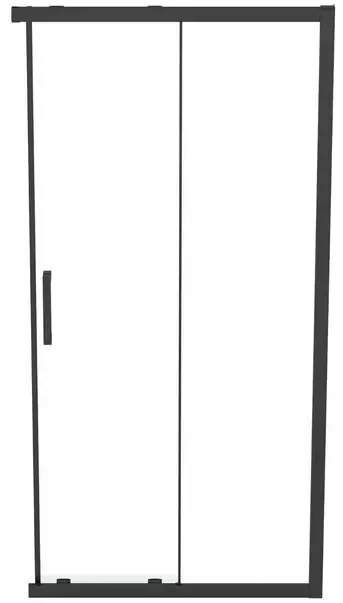 Usa glisanta cu segment fix 100 cm negru mat Ideal Standard Connect 2 K9262V3