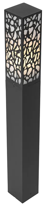 Stâlp modern pentru exterior negru 90 cm IP44 - Nicole