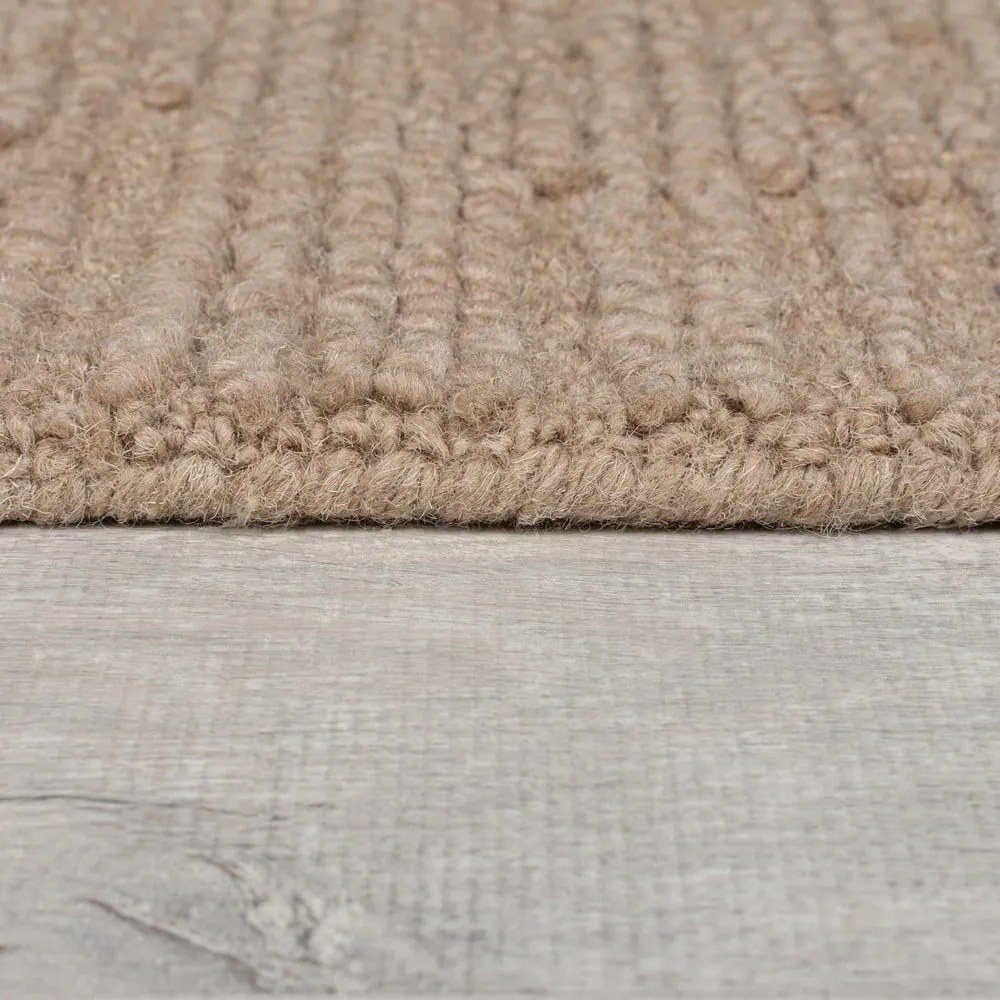 Covor bej țesut manual din lână 160x230 cm Harris Boucle – Flair Rugs