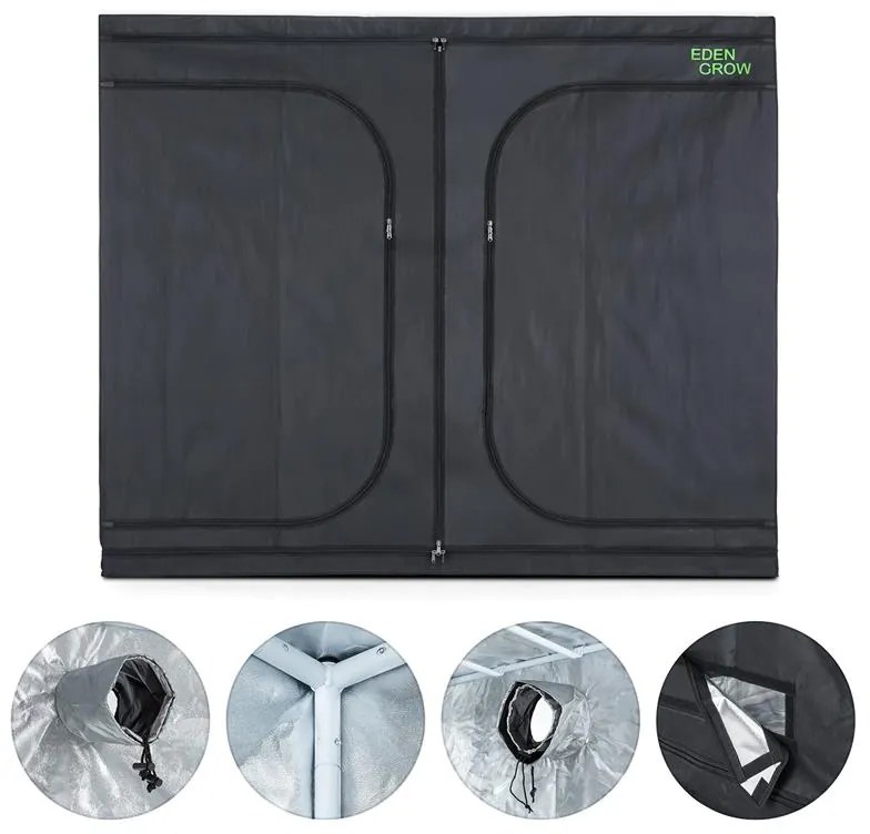 Eden Crestere XL Growbox Growtent homegrowing 240x120x200cm Indoor