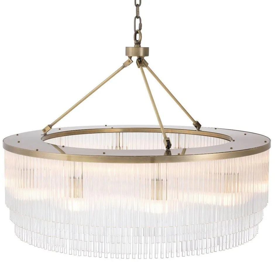 Lustra suspendata design elegant Hector L, metal finisaj alama 114378 HZ