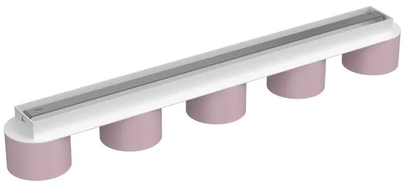 Plafonieră DIXIE 5xGX53/11W/230V roz