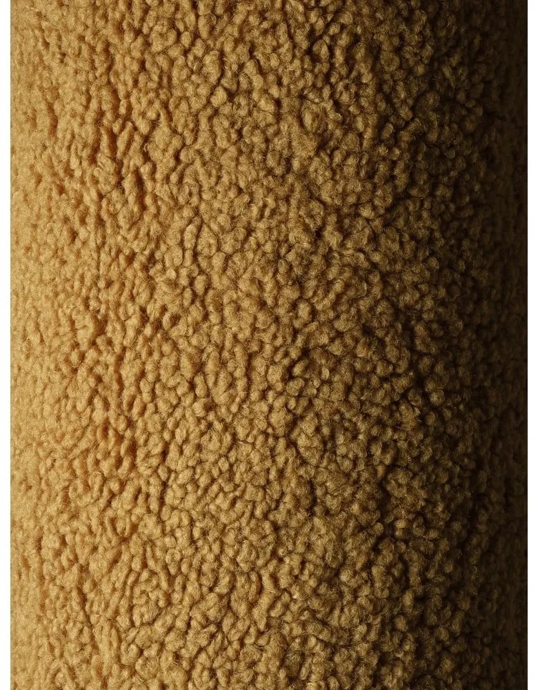 Puf de copii maro cu tapițerie din țesătură bouclé – Wigiwama