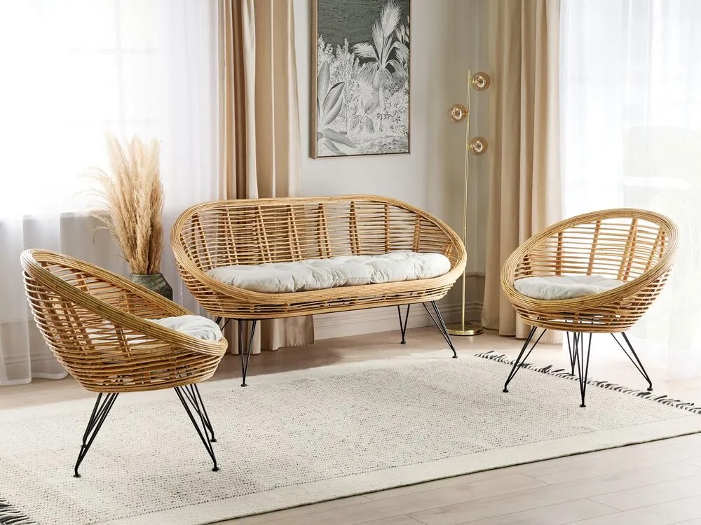 Set mobilier de grădină Marza (naturálna). 1081219