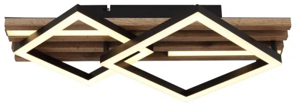 Plafonieră LED Globo 67344D1 OBRIEN LED/25W/230V 3000K 31x47,5 cm