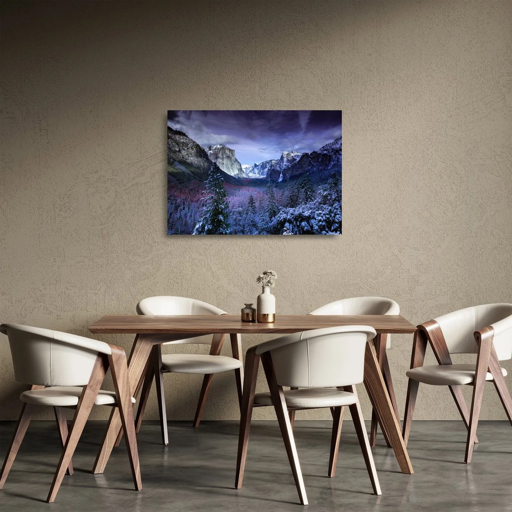 Tablou pe sticlă - Yosemite, USA (70x50 cm)