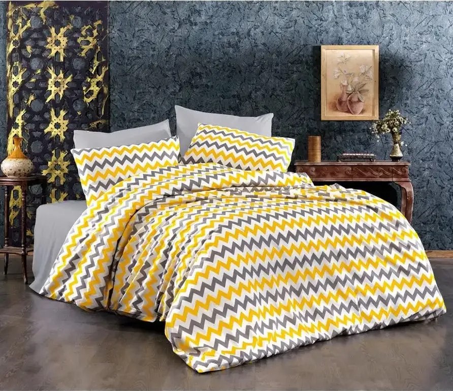 Lenjerie de pat bumbac satinat 2 persoane,homs,serie D 270,00038