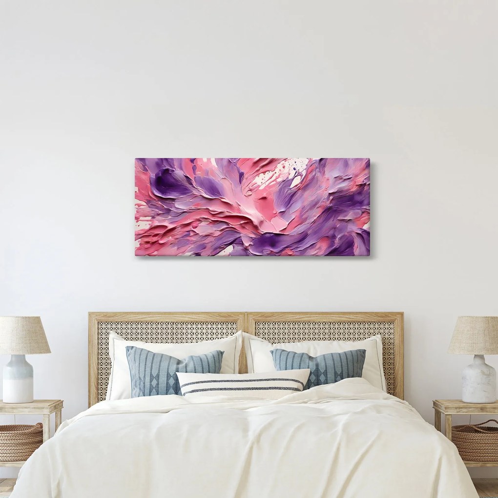 Tablou - Abstracție romantică (120x50 cm)
