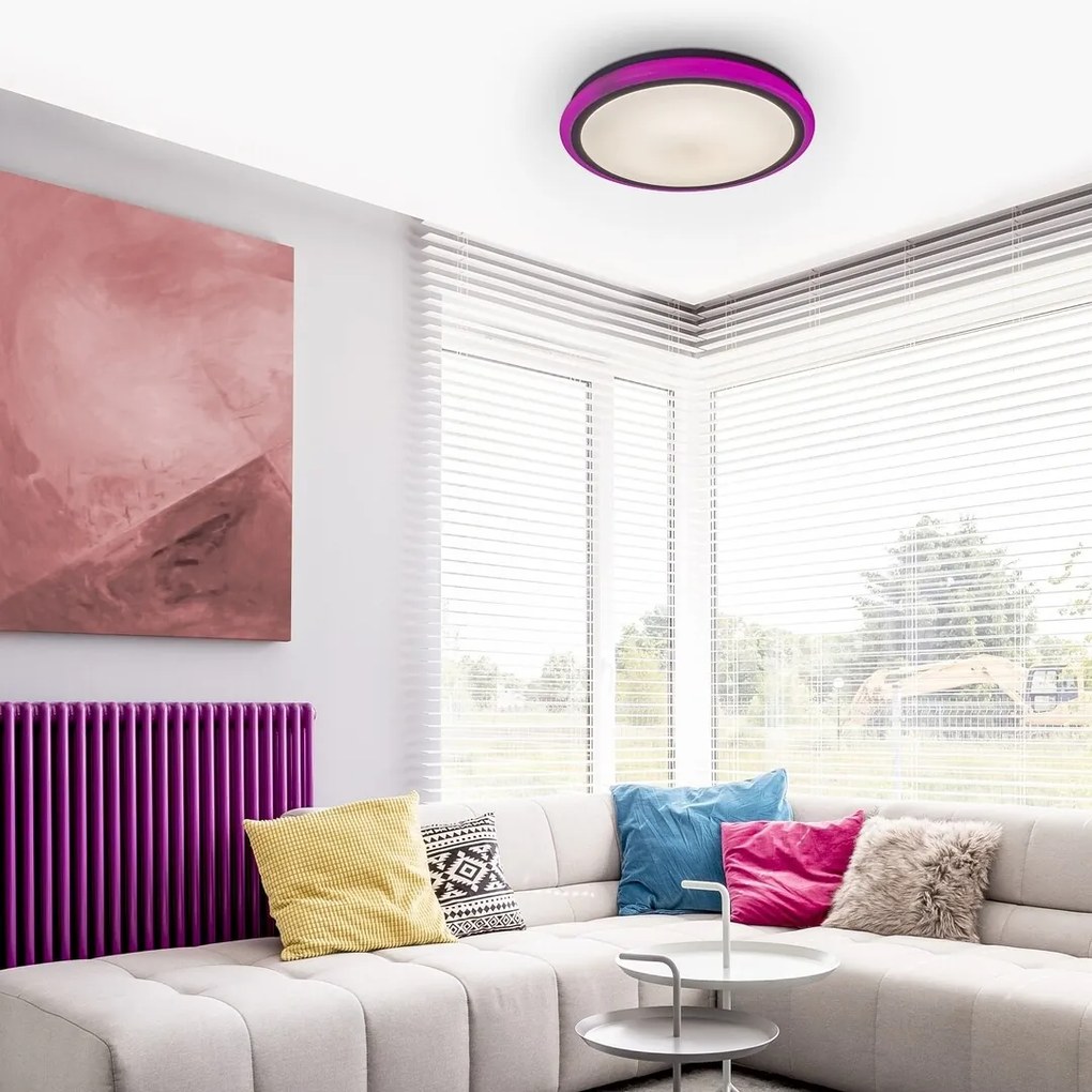 Plafoniera LED RGB cu telecomanda Leonie 40cm