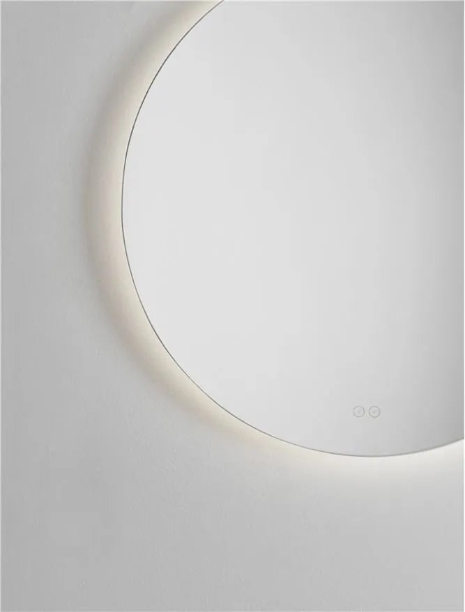 Oglinda baie cu iluminat LED IP44 Alda 80cm 3000K NVL-9006029