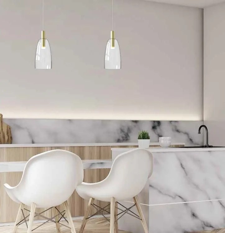 Pendul LED design modern Light negru nisipos