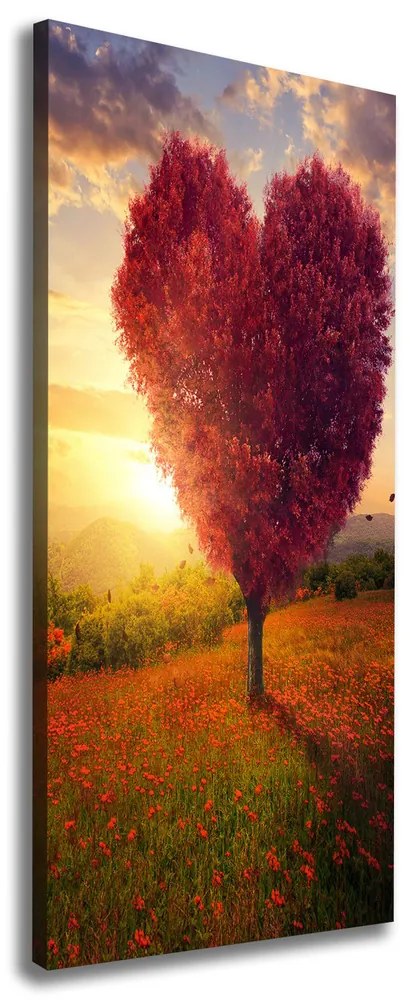 Imprimare tablou canvas Copac inima