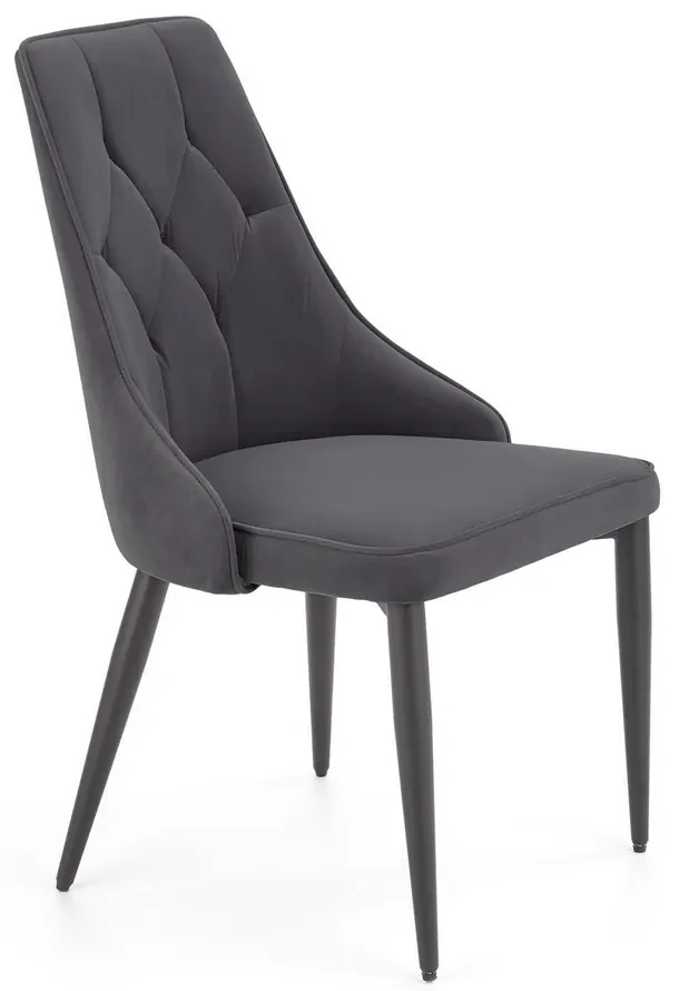 Scaun de bucaterie Marien, gri/negru