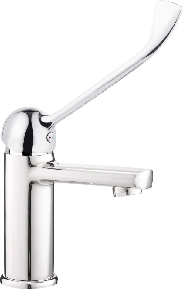 🚰 Baterie chiuvetă TUBO, cu mâner Clinic, finisaj cromat – Cod BUT_020C