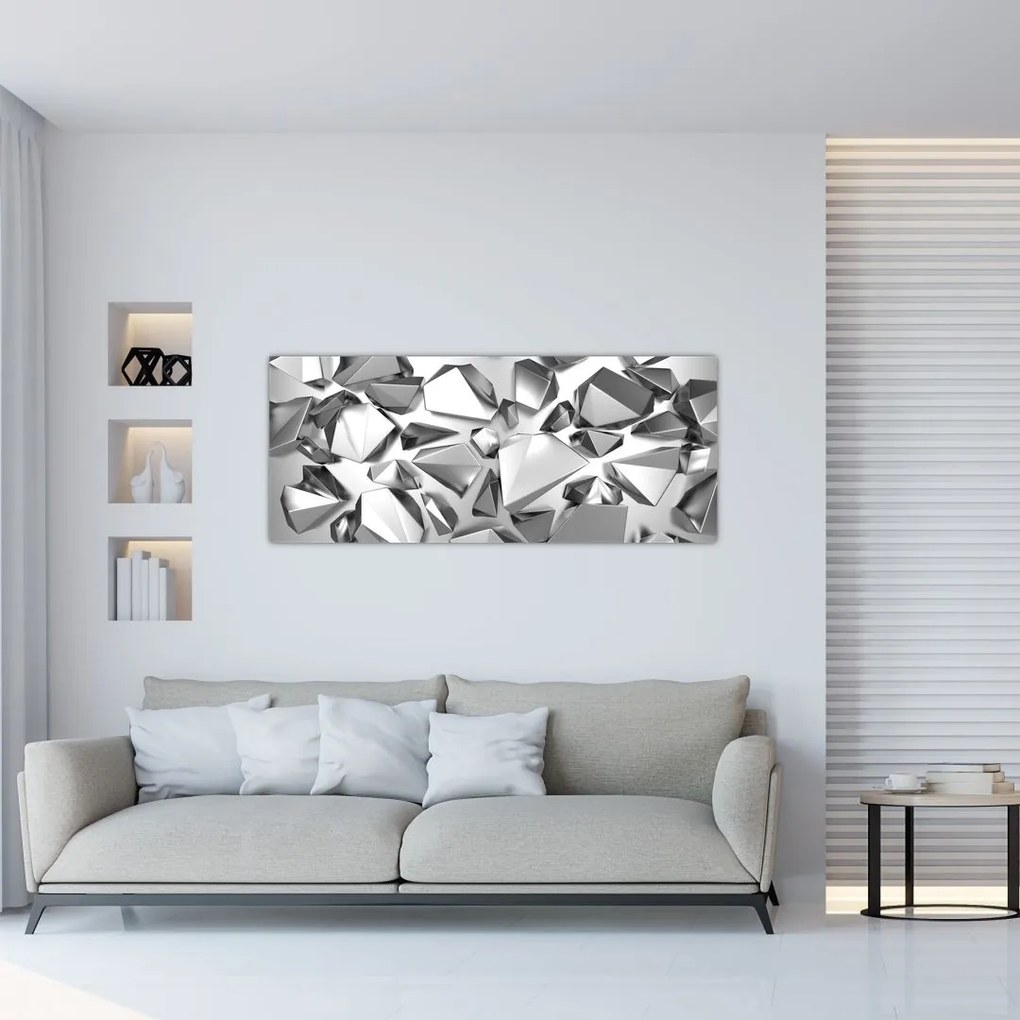 Tablou cu abstracție 3D (120x50 cm)