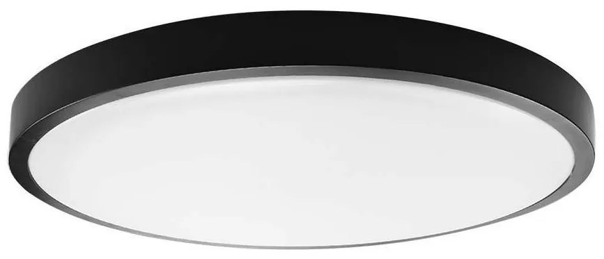 Plafonieră LED pentru baie LED/36W/230V IP44 4000K d. 35 cm negru