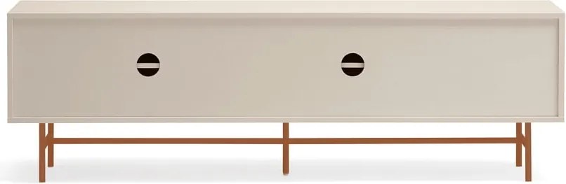 Comodă TV cărămizie-bej 180x56 cm Nube – Teulat