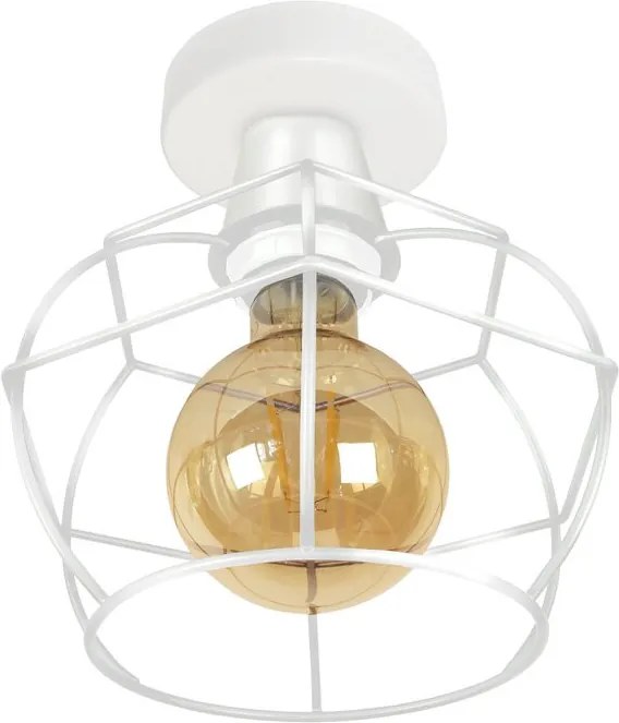 Plafoniera Holbrook, alb, 16 x 18 cm