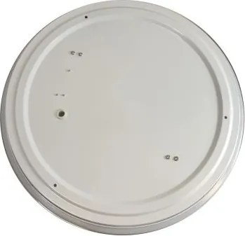 Plafonieră VINGTON 2xE27/60W/230V Ø 33 cm argintie