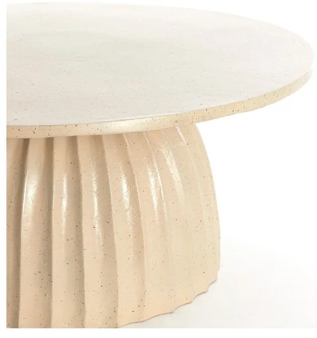 Măsuță auxiliară rotundă din metal ø 70 cm Veglia – Light &amp; Living