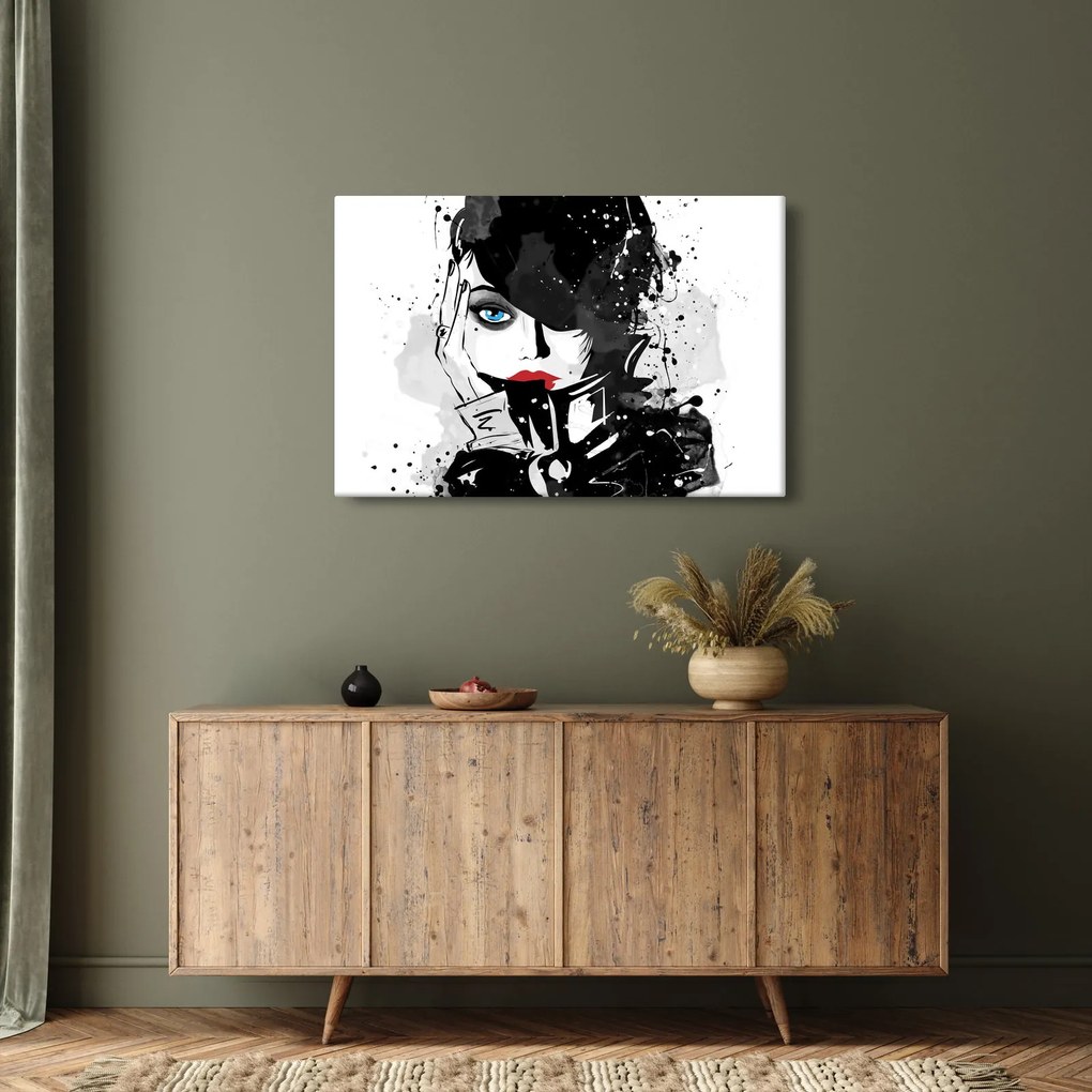 Tablou - Femeia misterioasă (90x60 cm)