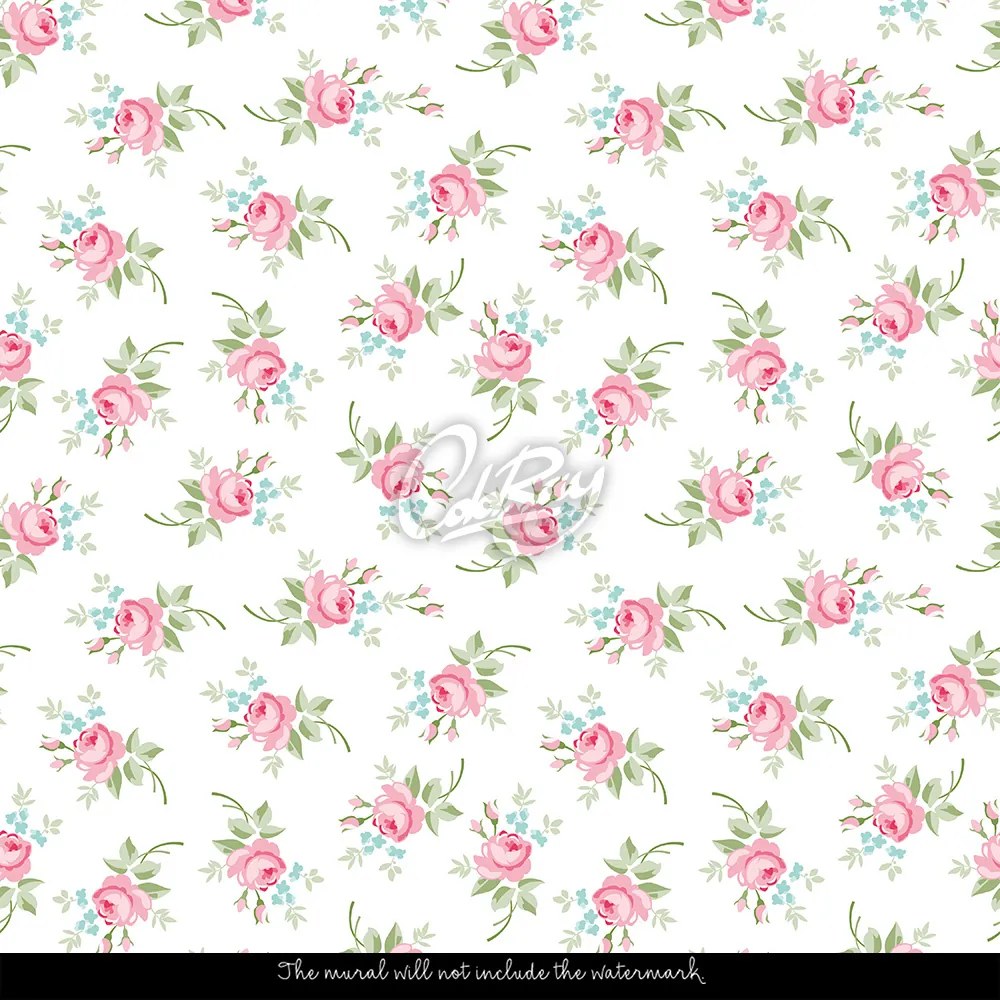 Decor fototapet Ploaie florală