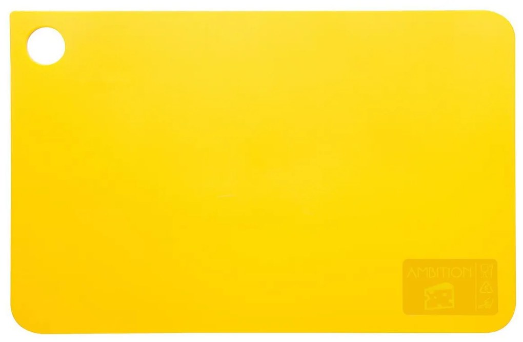 Bord tocare branzeturi 31,5x20cm galben Molly