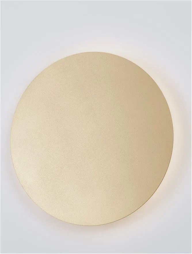 Aplica LED de perete design ambiental CYRCLE 30cm aurie