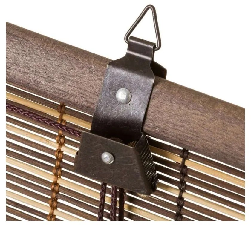 Jaluzele din bambus maro închis 160x180 cm Natural Life - Casa Selección