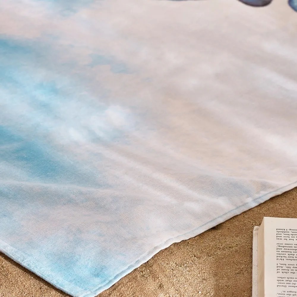 Prosop de plajă albastru din bumbac 76x160 cm Octopus – Catherine Lansfield