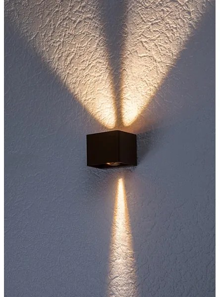 Aplică LED de exterior Rabalux 77169 HALLSTATT LED/10W/230V IP54 maro